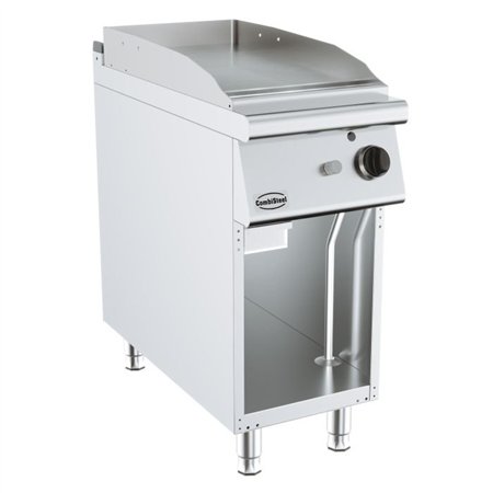 Plită de gătit, Fry Top pe gaz, 900 mm, Chrome, BASE 900 GAS FRY TOP CHROME, Combi Steel
