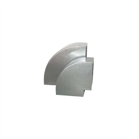 Cot de aer pătrat, 90°, 200 mm, Combi Steel