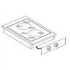 Plită ceramică, 2 zone de gătire, CERAMIC RANGE 2 ZONES, Combi Steel