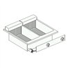 Prăjitor cu ulei, 2 compartimente, 10 litri fiecare, EL. FRYER 2X10 L, Combi Steel