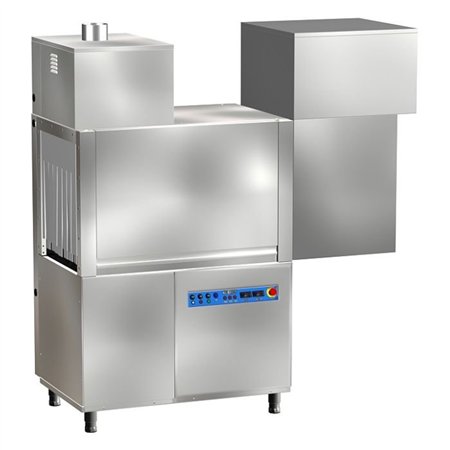 Mașină de spălat vase cu bandă transportoare, capacitate mare, PL RACK CONVEYOR DISHWASHER ASC CD, Combi Steel