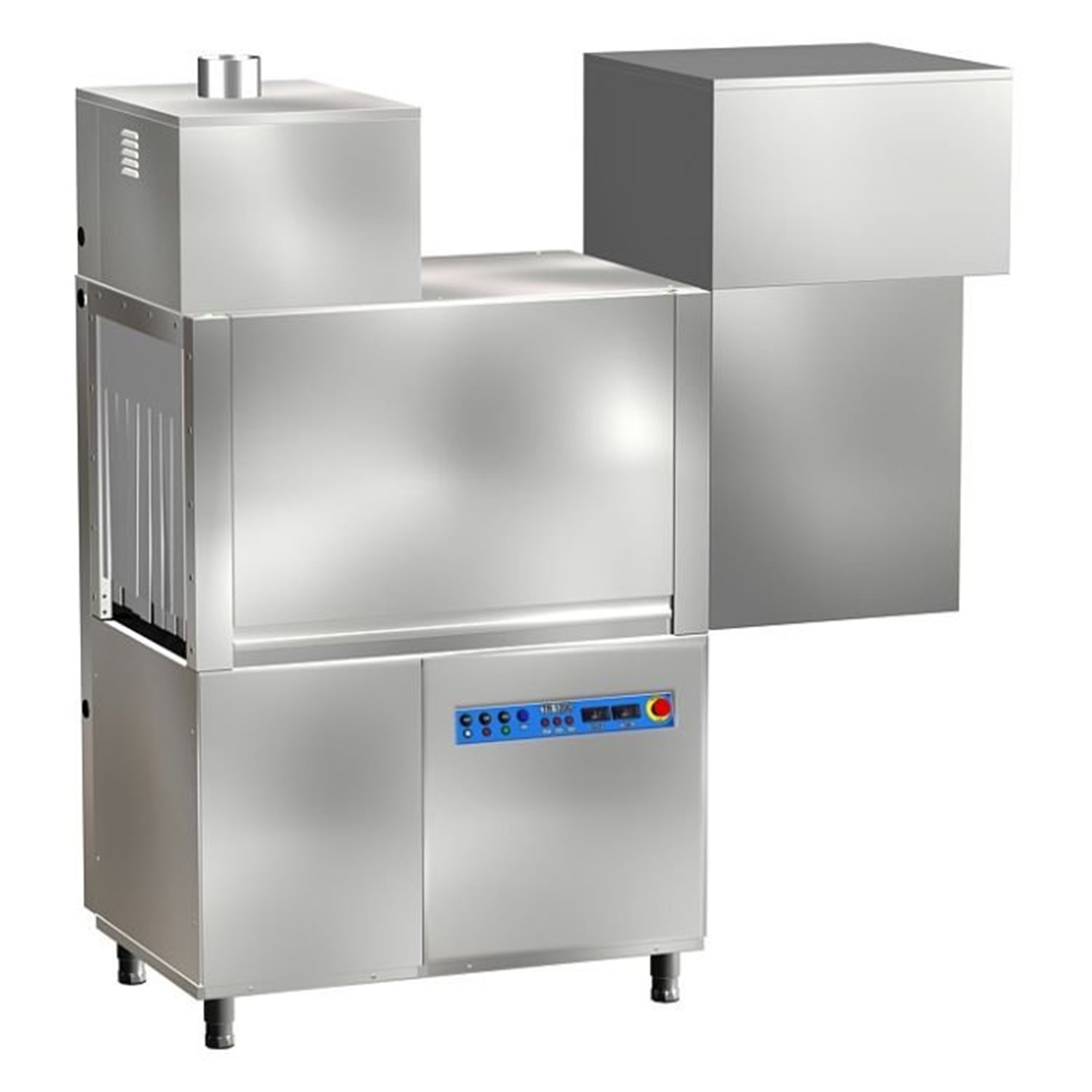 Mașină de spălat vase cu bandă transportoare, capacitate mare, PL RACK CONVEYOR DISHWASHER ASC CD, Combi Steel
