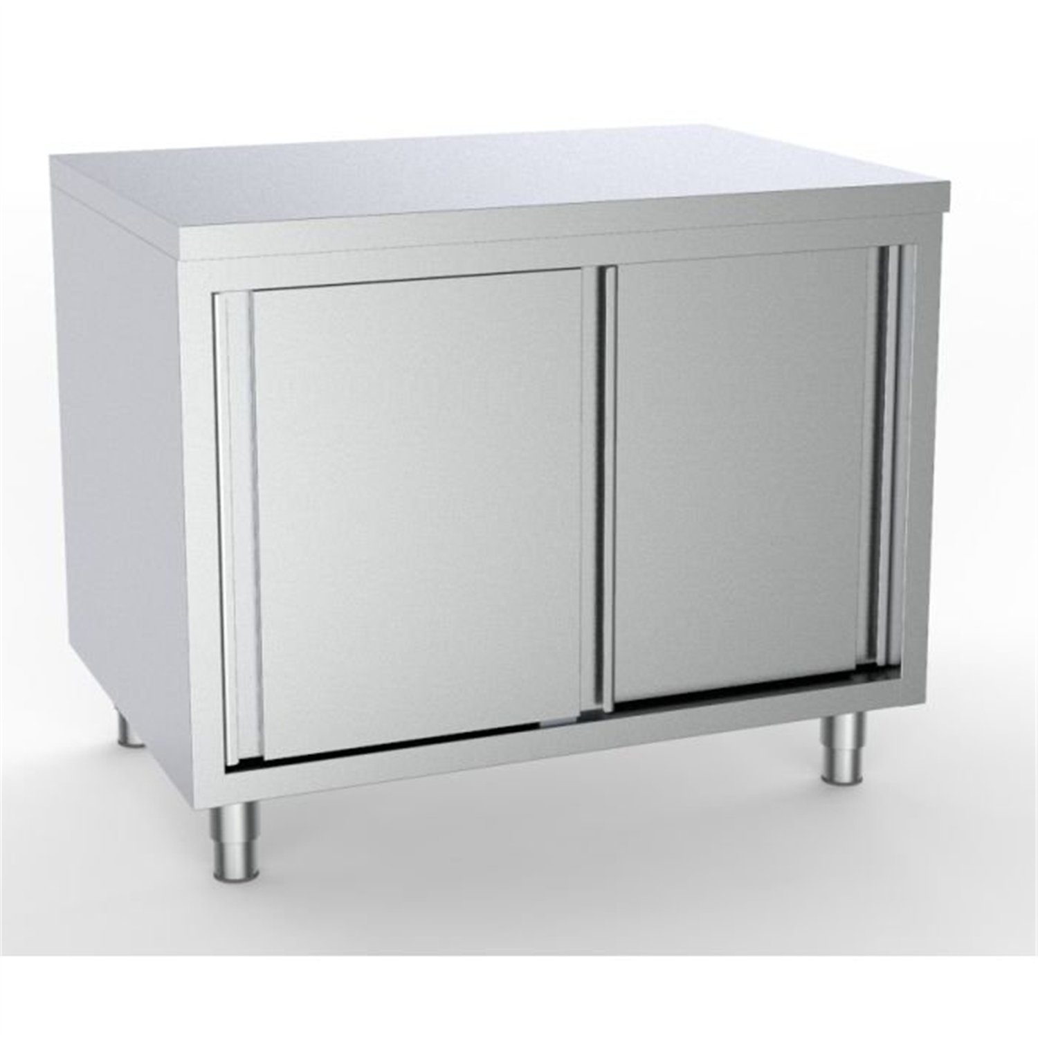 Masă de lucru cu uși glisante, 2000 mm, 700 WORKTABLE SLIDING DOORS 2000, Combi Steel