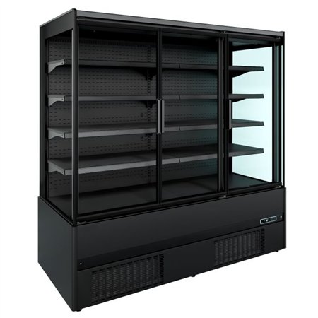 Unitate frigorifică montată pe perete, 3 uși, 1.9 m, JAMIE, Combi Steel