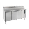Saladette, 3 uși, 8 compartimente 1/3GN, SALADETTE 3 DOORS 8x1/3GN CONTAINER, Combi Steel
