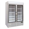 Congelator cu 2 uși din sticlă, 600 litri, Combi Steel