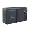 Răcitor băuturi, 1 ușă, 2 sertare, BARCOOLER BLACK 1 DOOR AND 2 DRAWERS, Combi Steel
