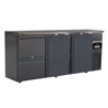 Răcitor băuturi, 2 uși și 2 sertare, BARCOOLER BLACK 2 DOORS AND 2 DRAWERS, Combi Steel
