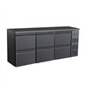 Răcitor băuturi, 6 sertare, BARCOOLER BLACK 6 DRAWERS, Combi Steel