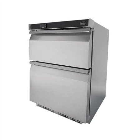 Refrigerator cu 2 sertare, model countertop, SS 2 DRAWERS, Combi Steel