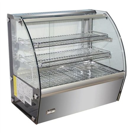 Vitrină de servire, 120 L, încălzire uniformă, HOT DISPLAY 120 L, Combi Steel