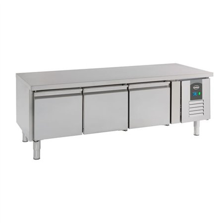 Masă refrigerată, înălțime 650 mm, 3 uși, Combi Steel