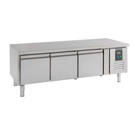 Masă refrigerată, înălțime 650 mm, 3 uși, Combi Steel