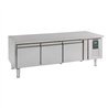 Masă refrigerată, înălțime 650 mm, 3 uși, Combi Steel