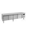 Masă frigorifică, 4 uși, înălțime 650 mm, REFRIGERATED COUNTER 650 HEIGHT 4 DOORS, Combi Steel