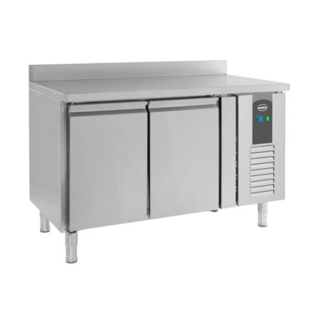 Masă frigorifică cu spate înalt, 2 uși, Combi Steel