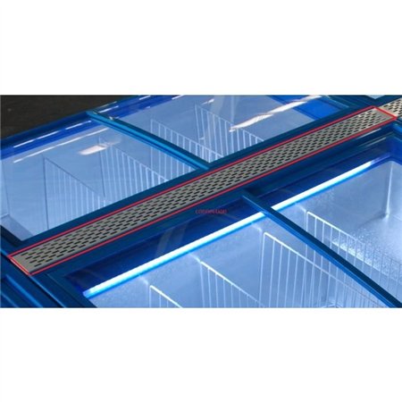 Ladă frigorifică cu capac din sticlă, 1650 litri, Combi Steel