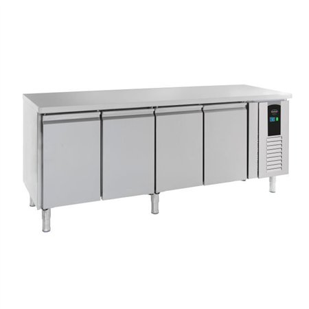 Masă frigorifică, 4 uși, eficiență energetică, REFRIGERATED COUNTER 4 DOORS ENERGY LINE, Combi Steel
