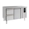 Masă frigorifică, 1 ușă și 2 sertare, 700 REFRIGERATED COUNTER ENERGY LINE, Combi Steel