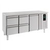 Masă refrigerată, 1 ușă și 4 sertare, 700 REFRIGERATED COUNTER 1 DOOR AND 4 DRAWERS ENERGY LINE, Combi Steel