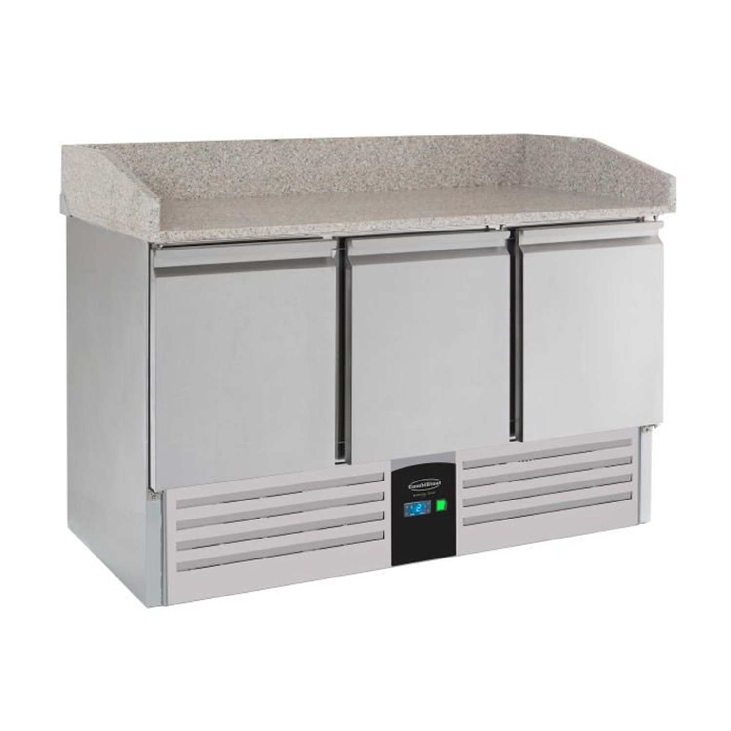 Mese cu răcire pentru pizza, 3 uși, linie energetică, echipată cu evaporator, Combi Steel