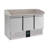 Mese cu răcire pentru pizza, 3 uși, linie energetică, echipată cu evaporator, Combi Steel