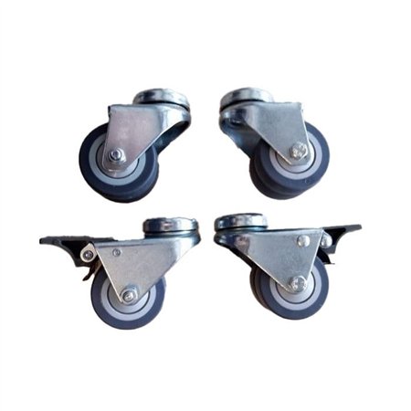 Set roți pentru frigidere, 4 bucăți, HR/HF SERIE, Combi Steel