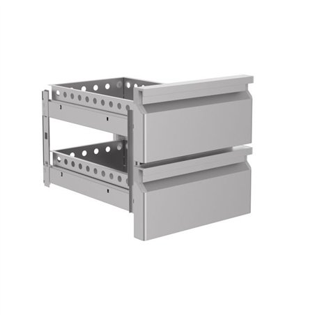 Set sertare, 2 sertare, pentru modele 7450.0755-0760-0765, Combi Steel