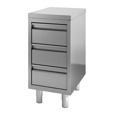 Masă de lucru cu sertare, 700 WORKTABLE WITH DRAWERS 600, Combi Steel