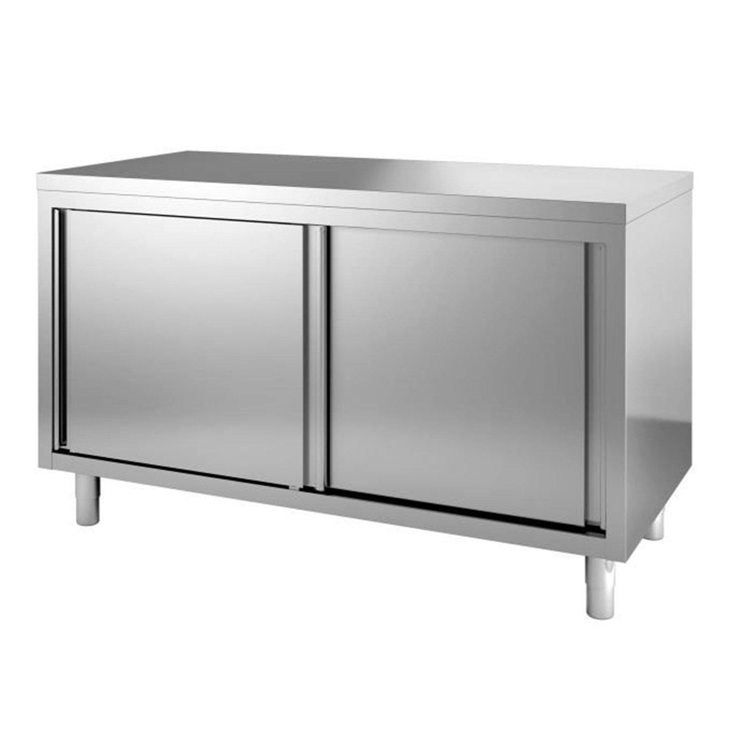Masă de lucru cu uși glisante, 2000 mm, 600 WORKTABLE SLIDING DOORS 2000, Combi Steel