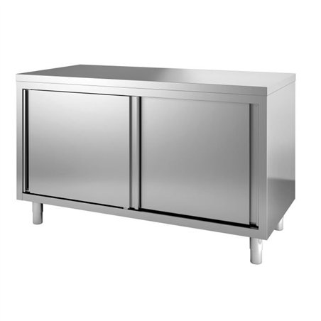 Masă de lucru cu uși glisante, 2000 mm, 600 WORKTABLE SLIDING DOORS 2000, Combi Steel