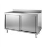 Masă de lucru cu uși glisante, 2000 mm, 600 WORKTABLE SLIDING DOORS UPSTAND 2000, Combi Steel