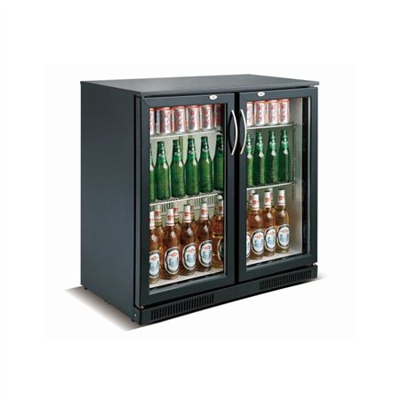 Răcitor backbar, 2 uși, design elegant, BACKBAR COOLER BLACK 2 DOORS, Combi Steel