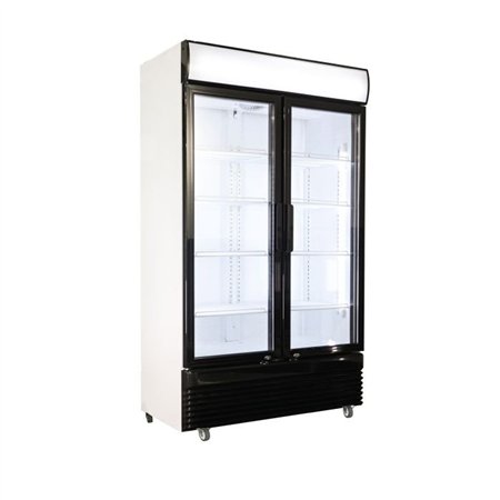 Vitrină frigorifică cu 2 uși din sticlă, BEZ-780 GD, Combi Steel