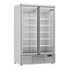Vitrină frigorifică frigorifică, 2 uși din sticlă, JDE-1000R, Combi Steel