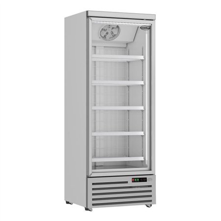 Congelator cu ușă din sticlă, 1 ușă, JDE-600F, Combi Steel