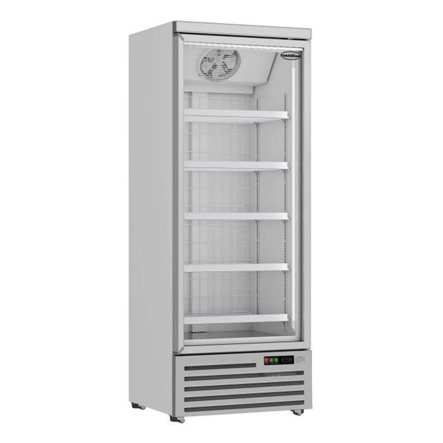 Congelator cu ușă din sticlă, 1 ușă, JDE-600F, Combi Steel
