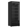 Congelator cu ușă din sticlă, 1 ușă, negru, JDE-600F BL, Combi Steel