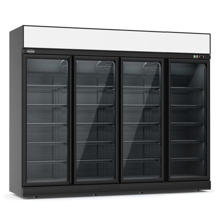 Congelator cu 4 uși din sticlă, negru, model INS-2060F BL *TRANSPORT LA CERERE* **Notă: curent de pornire mai mare, necesită un 