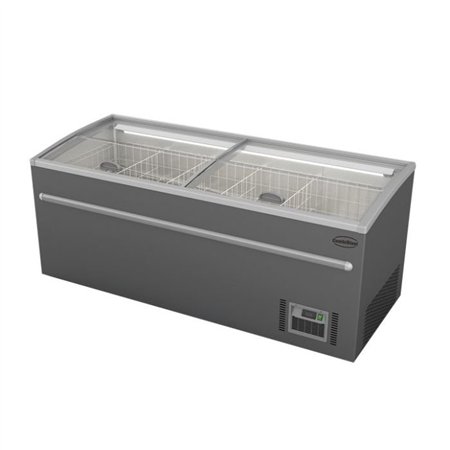 Ladă frigorifică, 2100 litri, dezghețare automată, gri, Combi Steel