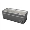Ladă frigorifică, 2100 litri, dezghețare automată, gri, Combi Steel