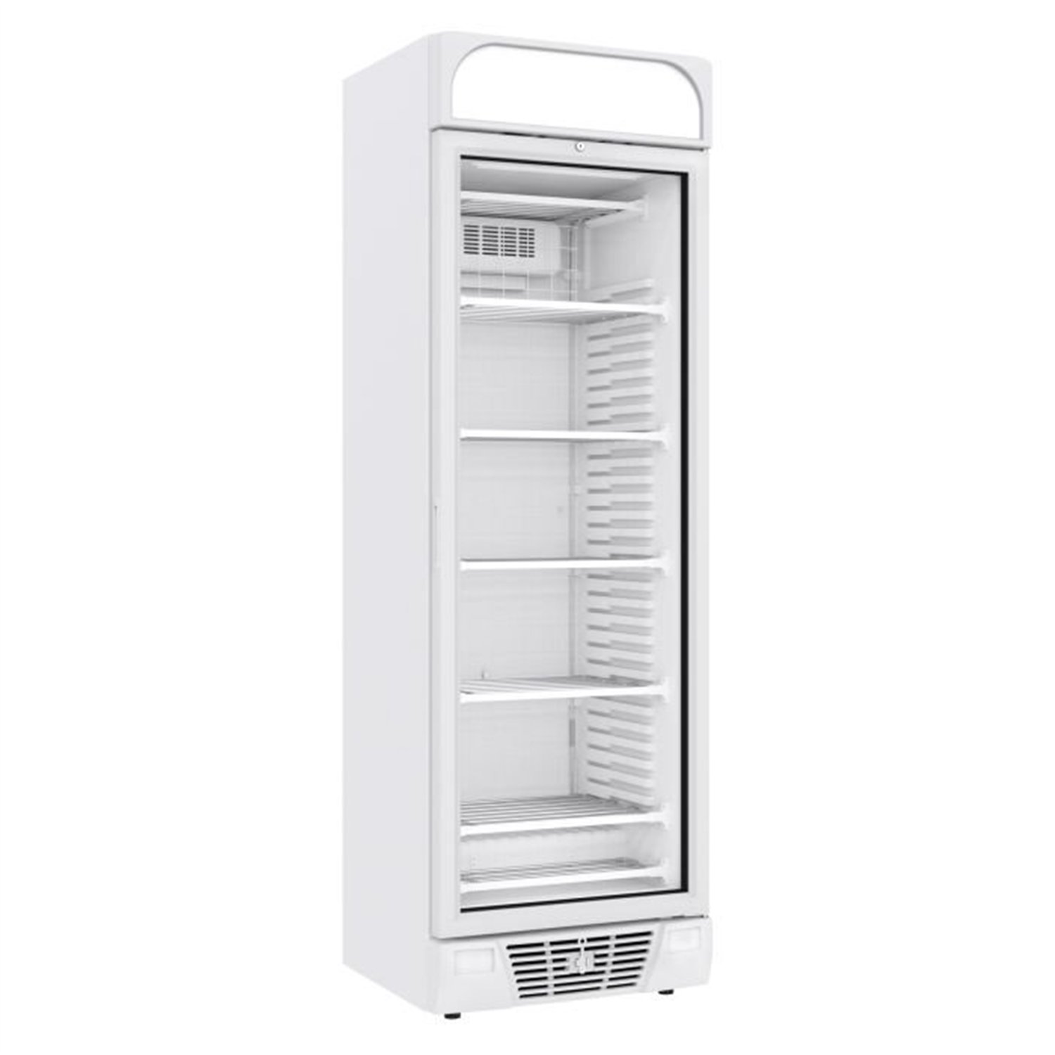 Congelator cu ușă din sticlă, 382L, Combi Steel