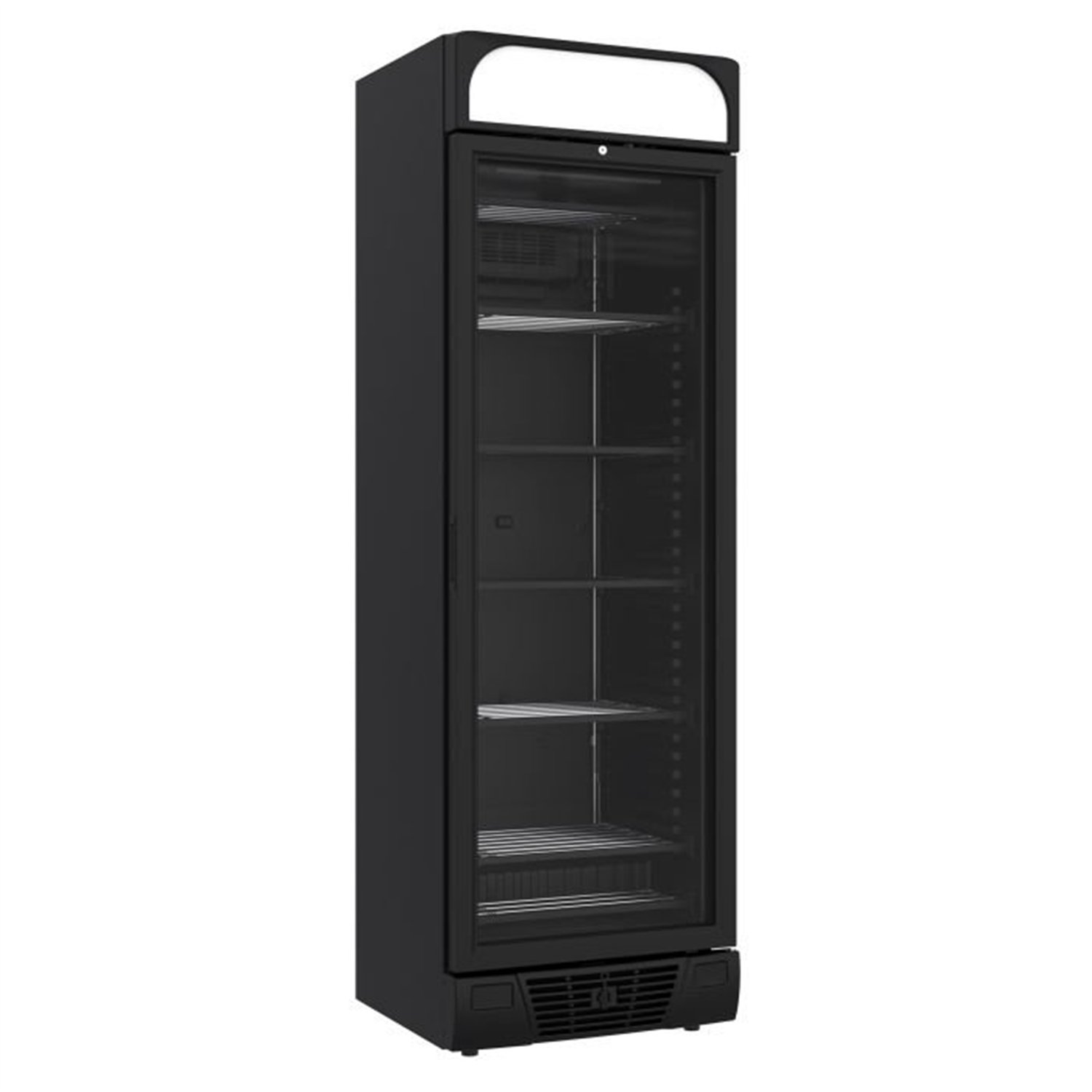 Congelator cu ușă din sticlă, 382L, Combi Steel