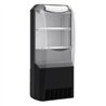 Răcitor impuls, vitrină frigorifică neagră, 274L, Combi Steel