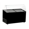 Vitrină frigorifică pentru înghețată, 10 compartimente x 5 litri, Tenerife Black, Combi Steel