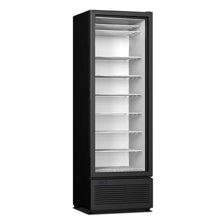 Congelator pentru înghețată, cu ușă din sticlă, 400 litri, Combi Steel