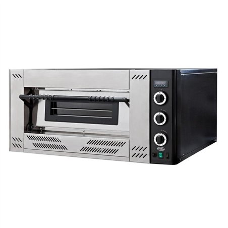 Cuptor pentru pizza pe gaz, 1 compartiment, capacitate 4 pizza, GAS PIZZA OVEN SINGLE 1 x 4, Combi Steel