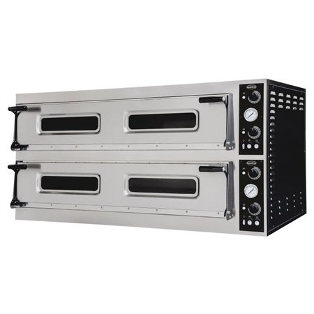 Tăvi pentru cuptor de pizza, 2 x 6 mari, Combi Steel