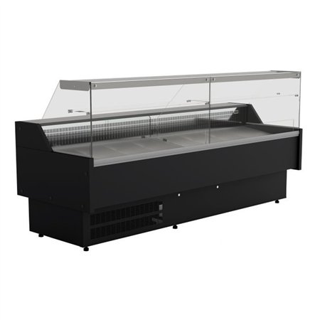 Vitrină frigorifică, design elegant, capacitate mare, COLD DISPLAY OSCAR 2.0, Combi Steel