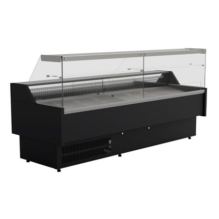 Vitrină frigorifică, design elegant, capacitate mare, COLD DISPLAY OSCAR 2.0, Combi Steel